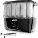 Towel Steamer-Hot Towel Warmer 600 W Tabletop Moist Towel Heater, Holds up to 18 Towels,30 Minute Auto Shut Timer,Professional Salon Equipment Towel Warmer for Facials,Spa,Barbers,Massage (Black)