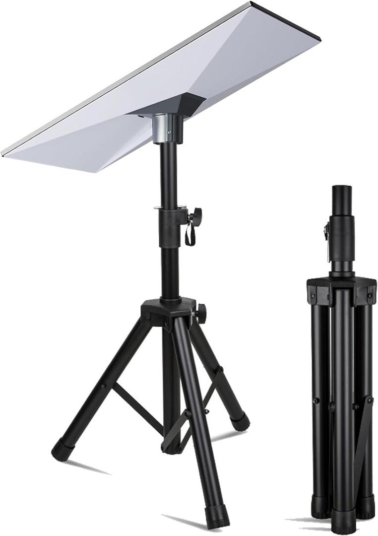 Starlink Gen 3 Tripod Stand, Adjustable Heavy Duty Stand Mount, Compatible with Starlink Gen 3/V4 ,Starlink Standard Kickstand Dish, -2 to 4.5-Feet, Includes Slide-in Pipe Adapter