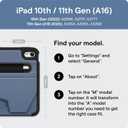 ZUGU Case for iPad 10th/11th Generation (A16) 10.9 inch 2022/2025 [Black]