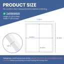 241969501 Refrigerator Shelf Frame Replacement for Frigi-daire Refrigerator FGHS2631PF4A FFSS2615TE0 FFSS2615TS0 LFSS2612TE0 LFSS2612TF0 Shelf Frame Without Glass by Fetechmate - Thick ABS Food-Grade