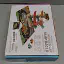 Paisure Wooden Car Ramp Toy for Toddlers 1-3, Montessori Toy with 6 Cars (Dinosaur & Racing), 4-Level Car Ramp Race Track, Toddler Toy & 1 Year Old Birthday Gift