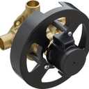 Moen PosiTemp Rough In Pressure Balancing Cycling 4 Port Tub and Brass Shower Valve with Stops, 2570
