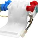 Washer Water Inlet Valve W10140911 W10144820 Replacement for Kenmore, Amana, Whirlpool Water Inlet Valve, W10311458, WPW10144820 W10140914 Washing Machine Replacement Parts LUXRILIX