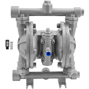 QuenPenge Air Operated Double Diaphragm Pump 1/ 2 inch Inlet/ Outlet, 16 GPM