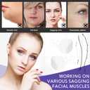 Face lift tape, 90pcs Invisible Face Tape for Lifting, Hiding Double Chin & Wrinkles, Lifting Eyes, Face, Neck Skin Tightening for Women