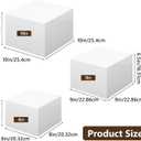 3 Pcs 8 9 10 Inch Large Buffet Risers Food Risers for Buffet Table White Acrylic Cube Display Stands for Dessert Table Display Set for Party, Catering, Jewelry & Collectibles