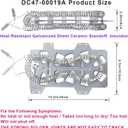 Dryer Heating ElementDC47-00019Afor Samsung, Thermal Fuse DC96-00887A and DC47-00016A, Thermostat DC47-00018A Dryer Repair Kit Replacement