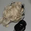 Colonial Judge Wig, Long Wave Wig for Men, Washington Halloween Costume, Cosplay (Beige)