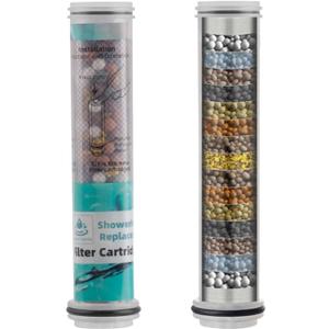 Hibbent 2 Pack Replacement Shower Filters Fit Hibbent 10-spray Handheld Shower Head, 20 Stage Showerhead Filter for Hard Water, High Output Shower Filter