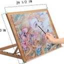 Falling in Art Extra Large 5-Position Wood Drafting Table Easel Drawing and Sketching Board, 29 1/2 Inches by 19 2/3 Inches