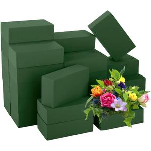 30 PCS Floral Foam Blocks, Green Flower Foam Bricks for Fresh & Artificial Flowers, Wet and Dry Florist Foam for Arrangements, Crafts, Bouquets, DIY Centerpieces, 5.5 x 3.1 x 1.8 in