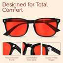 livho High Tech Blue Light Glasses - Advanced Blue Light Blocking Computer Glasses - Screen Fatigue & UV Protection