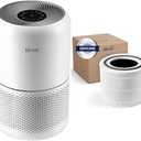 LEVOIT Core 300 Purifier with Replacement Filter - HEPA Air Cleaner Eliminates Allergens for Bedroom, Pets, Smokers In 1095 Sq.Ft Coverage. 24db Quiet Operation and Auto Mode.
