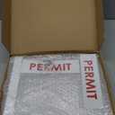 9.1" x 11.6" Outdoor Permit Brochure Holder Waterproof Wall Mount Literature Box with Lid Screws Clear Acrylic Document Holder Fits Letter Size A4 Flyers Booklets Pamphlets Includes "PERMIT" Decal