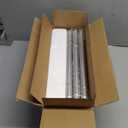 YaFex Curtain Rods 2 Pack 32-144 Inch, Heavy Duty 1 Inch Curtain Rod, Silver Extra Long Adjustable Window Treatment Rods, Modern Design, Easy Installation