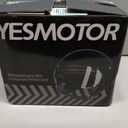 Yesmotor 3/4 Motorcycle Helmets Retro Open Face Vespa Scooters Helmet with Clear Visor for Men and Women- DOT Approved