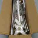 Abiglifty Rotatable and Foldable Clothes Drying Rack, Space Saving Free Standing Laundry Drying Rack for Indoor, Balcony, 1 Layer