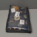 Floral Duvet Cover Set Twin, Black Duvet Cover with Aesthetic Pink Floral Colorful Botanical Yellow Butterfly Printed Bedding Set 3 Pcs Soft Microfiber Comforter Cover with Zipper Ties