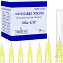 Disposable Luer Lock Needle 30Ga 4mm 100Pack(30Ga-4mm)