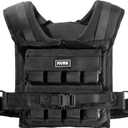 MVRK Weighted Vest Men 35lbs - Weighted Workout Vest With Removable Iron Weights, Heavy Duty Adjustable 0-35 lb with 16 Iron Weight For Functional Training & Calisthenics - Weight Vest for Men and Women, 35lbs