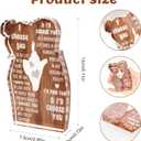 Valentine Day Acrylic Plaque Sign Romantic Gifts Engraved I Choose You for Home Acrylic Desk Decor Boyfriend Girlfriend Anniversary Birthday Gift Ideas for Her Him Couple Gift