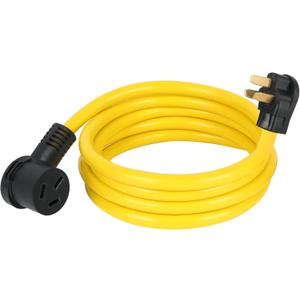 15FT NEMA 10-50P to 10-50R Extension Cord, ZDHQLHJ 3 Prong 10-50 Male Plug to 10-50 Female Receptacle Power Cord Adapter, for Industrial Dryer Welder Range Stove Oven, 50Amp, 250 Volts, 8AWG