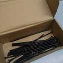 JEGONFRI 40pcs #10  6 inch High Hardness Drywall Screws, Black, Coarse Thread, Phillips Drive, Bugle Head, Black Wood Screws, Long Screws, Wood and More