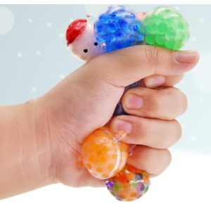 QINGQIU 4 Pack Christmas Big Squeeze Balls