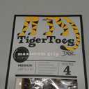 DOK TigerToes Premium Non-Slip Dog Socks for Hardwood Floors - Extra-Thick Grip That Works Even When Twisted - Prevents Licking, Slipping, and Great for Dog Paw Protection (Cool Caramel, Medium)