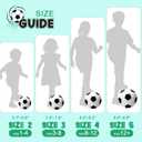 Soccer Ball Size 2/3/4/5 with Pump & Bag, Deflated Ball - 1 2 or 3 Pack - Classic Black & White - Durable Soccer Ball for Indoor/Outdoor Use - Great Soccer Gift for Toddlers, Kids, Youth & Adults