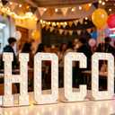 17.3in Homecoming Decorations 2026, Wooden Letters HOCO for Party Decor, 17.3 inch Tall