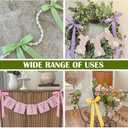12 Pcs 24 Inch Pastel Ribbon Bows Large DIY Easter Spring Holiday Bow Garland Banner Crafts Decor for Wreath Basket Mantle Tree Topper Home Front Door Outdoor Fence Decor(Pastel Plaid)