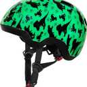 Toddler Helmet, Baby Infant Kids Bike Helmet for Kids Age 1-3/2-4/3-5/5-8 Adjustable Toddler Bike Helmets for Boys Girls for Scooter Skateboard Cycling, Size: Small for Infant/Toddler 1-3 (16.9"-19.7")(Green)