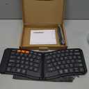 MEETION Foldable Bluetooth Keyboard, Compact Portable Keyboard for Business Travel, Ultra-Thin Folding Wireless Keyboards for iOS Android Windows Mac Tablet PC