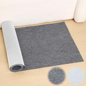 Gray Boat Carpet, Marine Carpet Marine Grade Mat for Boats with Waterproof for Outdoor Deck Patio Porch Garage Kitchens Bathroom Outdoor Area Rug Runner Non-Slide Porch Rug (2 x 6 ft)