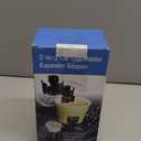 Multifunctional 2 in 1 Cup Holder Expander for carDualCup Holder Extender with Adjustable Base,Fits Yeti, Hydro Flask, Nalgene, Large 10/40 oz. Bottles & Big Drinks,Travel Cup