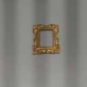  Vintage Resin Picture Frame Antique Vintage Photo Frame Mini Oval Rectangle Gothic Frames Hanging Photo Frame for Home Wall Jewelry Display Hotel Decor, Without Glass or Backing