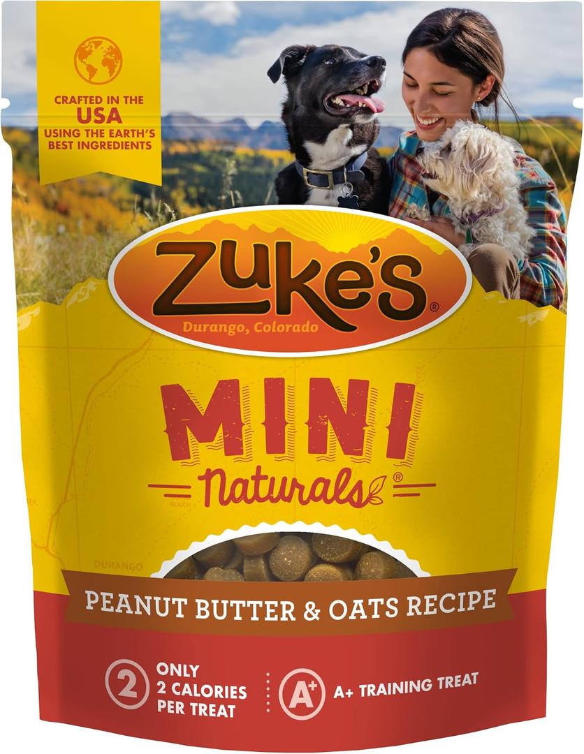 3 x Zuke`s Mini Naturals Dog Treat Peanut Butter 1lb (EXP 11/01/27)