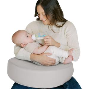 Dr. Brown's Bottle Feeding and Nursing Lap Support Pillow, Light Gray, 1-Pack
