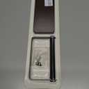 Rustic Toilet Paper Holder Wall Mount - 6.69"x2.95" Solid Wood Bathroom Tissue Paper Roll Hoder with 5.7" Stainless Steel Rod, Farmhouse Paper Towel Holder for Small Space