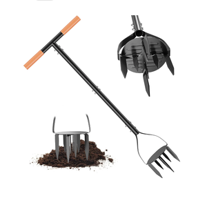 Garden Hand Tiller, 34.6 Inch Garden Claw Twist Tiller Cultivator, Garden Tools with 5.3 Inch Sharp Claw and Non-Slip Comfort Grip, Hand Tiller Garden Claw for Loosening Soil on Farms, Parks