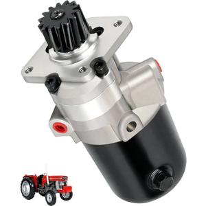 523092M91 Power Steering Pump Compatible with Massey Ferguson 165, 175, 255, 255 Perkins AD-212, 265, 275, 382, 50C, 50D, 6500, MF165, MF175, MF255, MF265, MF275 Replace 523092M 523092M1