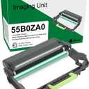 55B0ZA0 Black Imaging Unit MS331 Imaging Unit Compatible Lexmark MS331 MS331dn MS431dn MX331adn MB3442adw XM1342 M1342 MB3442i MX431adn B3340dw B3442dw Printer Drum Unit