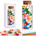 Mothers Day Mom Gifts for Mom Wife - Capsule DIY Message in a Bottle - 100 PCS Love Letter - Valentines Day Anniversary Birthday Couples Gifts for Women Her Girlfriend Daughter