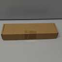 9.5 Large Acrylic Straw Holder for Cabinet Door - Reusable Tumbler Straw Organizer Storage, Small Kitchen Accessories Container, Ultra Sticky Cupboard Door Mounted (Transparent)