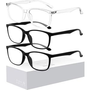 2 x Oilway Blue-Light Blocking Glasses for Women Men - 3Pack Computer Reading/Gaming/TV/Phones Glasses Anti Eyestrain