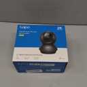 Tapo 2K Indoor Pan/Tilt Wired Security Camera - Works as a Baby Monitor & Pet Camera, Motion Detection, 2-Way Audio, Siren, Night Vision, Subscription-Free Local Storage or Optional Cloud, Black, C211