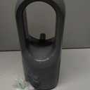 Desk Fan Bladeless, 11.8 Inch Office Fan Small, Quiet, 3 Speed Adjustment, Touch Control, Easy to Clean, Desk Fans Small Quiet, Ideal for Office, Living Room, Bedroom (Gray/Dark Red)