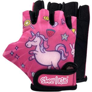 Kids Bike Gloves for Balanced Bike Mountain Bicycle Biking I Breathable Fingerless Toddler Kids Cycling Gloves with Extra Protective Cushions I CPSIA Certified Riding Gloves for Girl Boy Child Youth (Pink, S)