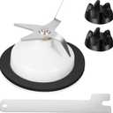 9704230 Blender Coupler with Spanner Kit Blender Blade 4 Leaf With Rubber Gasket Seal for kitchenaid blender replacement parts, Part Number WP9704230 Compatible with KitchenAid KSB5 KSB3, Pack of 4